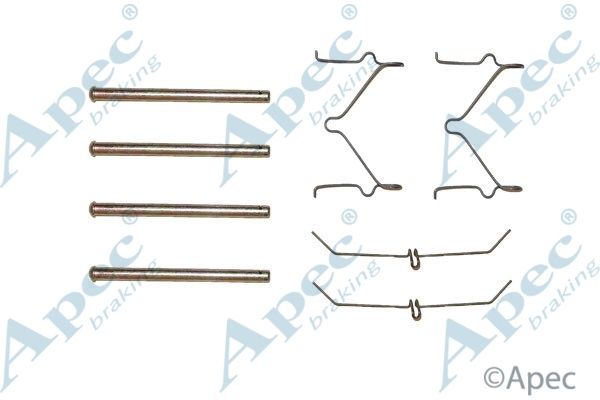 APEC BRAKING Комплектующие, колодки дискового тормоза KIT281